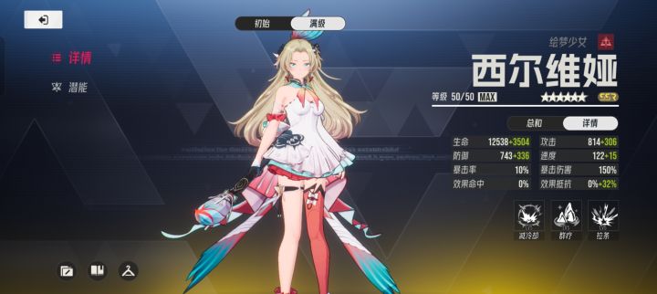 《伊瑟》最强奶辅拐西尔维娅角色强度分析攻略