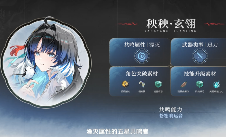 鸣潮V3.5全新up角色秧秧穗穗养成材料汇总