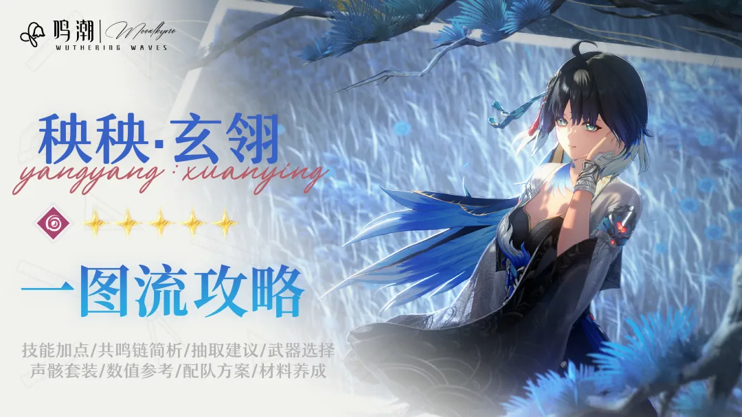 鸣潮V3.5全新版本up角色秧秧玄翎一图流养成攻略
