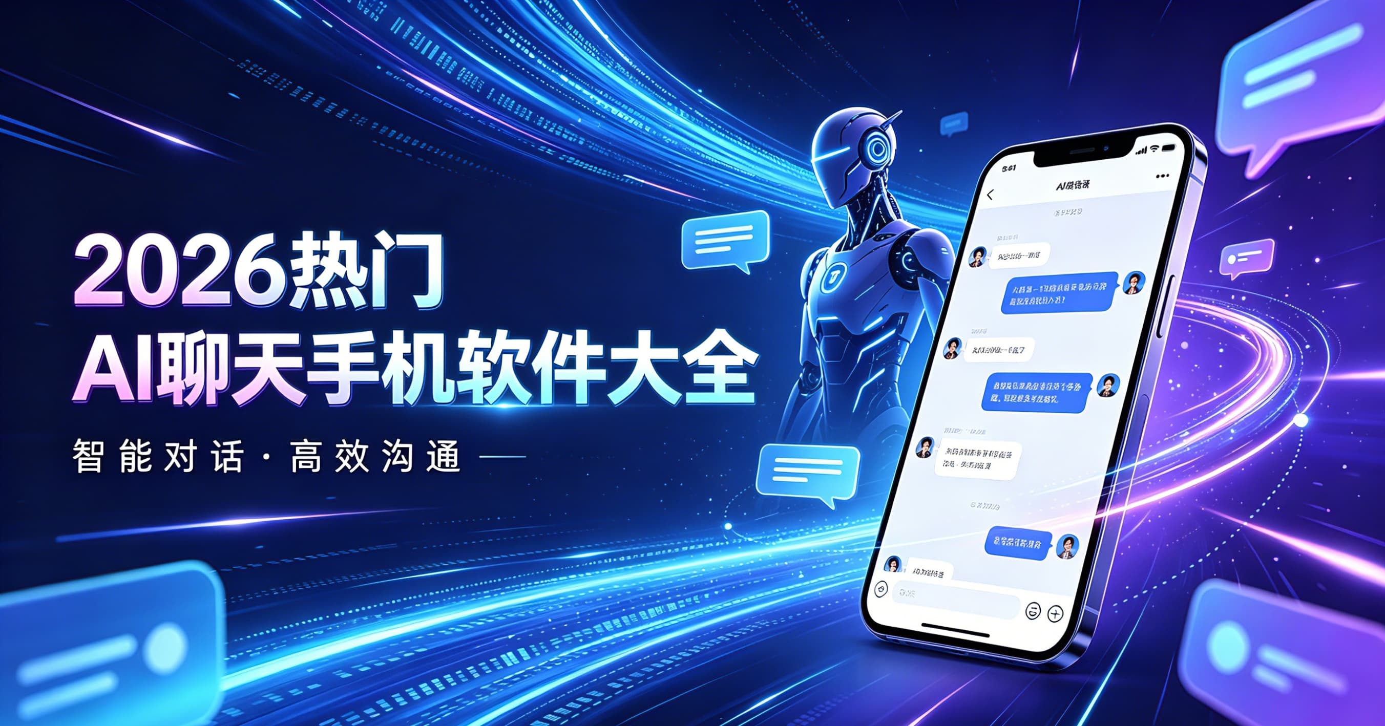 2026年热门AI聊天手机软件大全