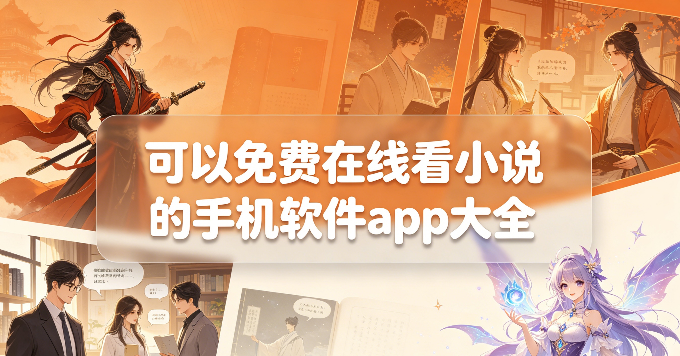 可以免费在线看小说的软件合集