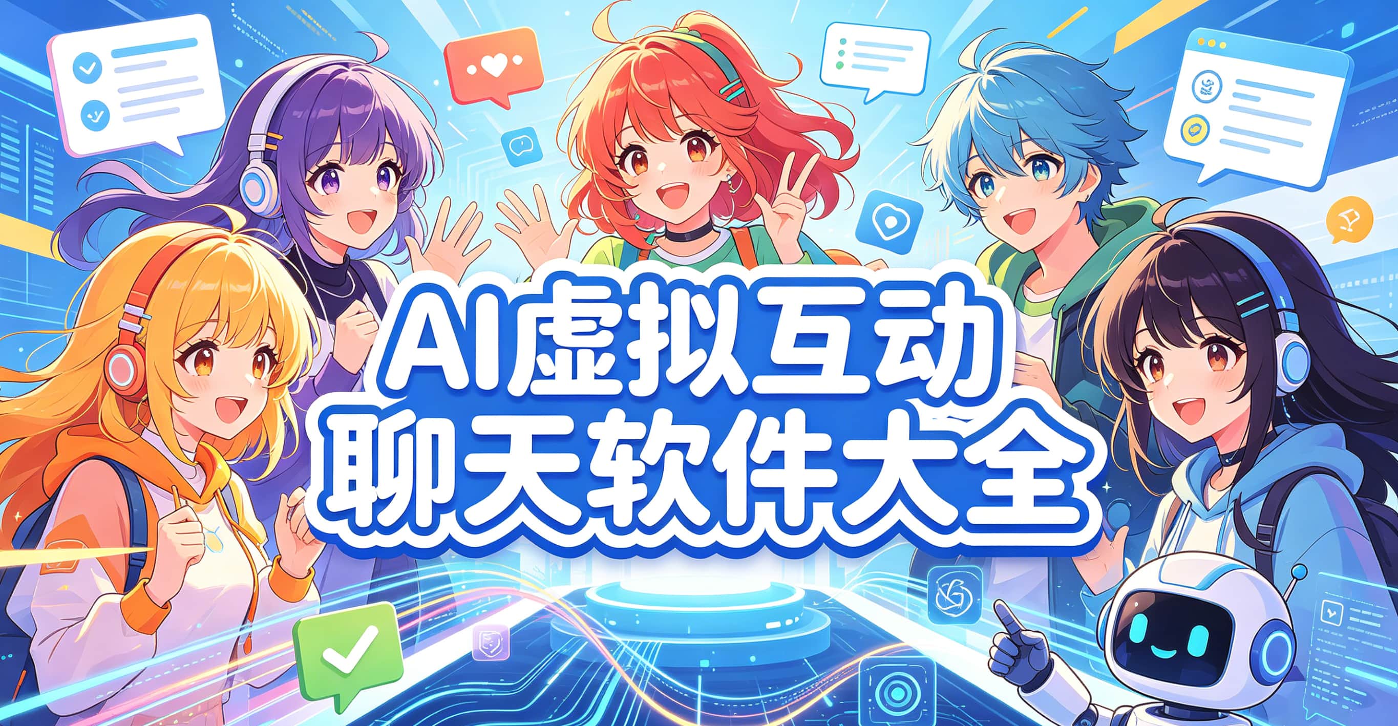 AI 虚拟互动聊天软件大全