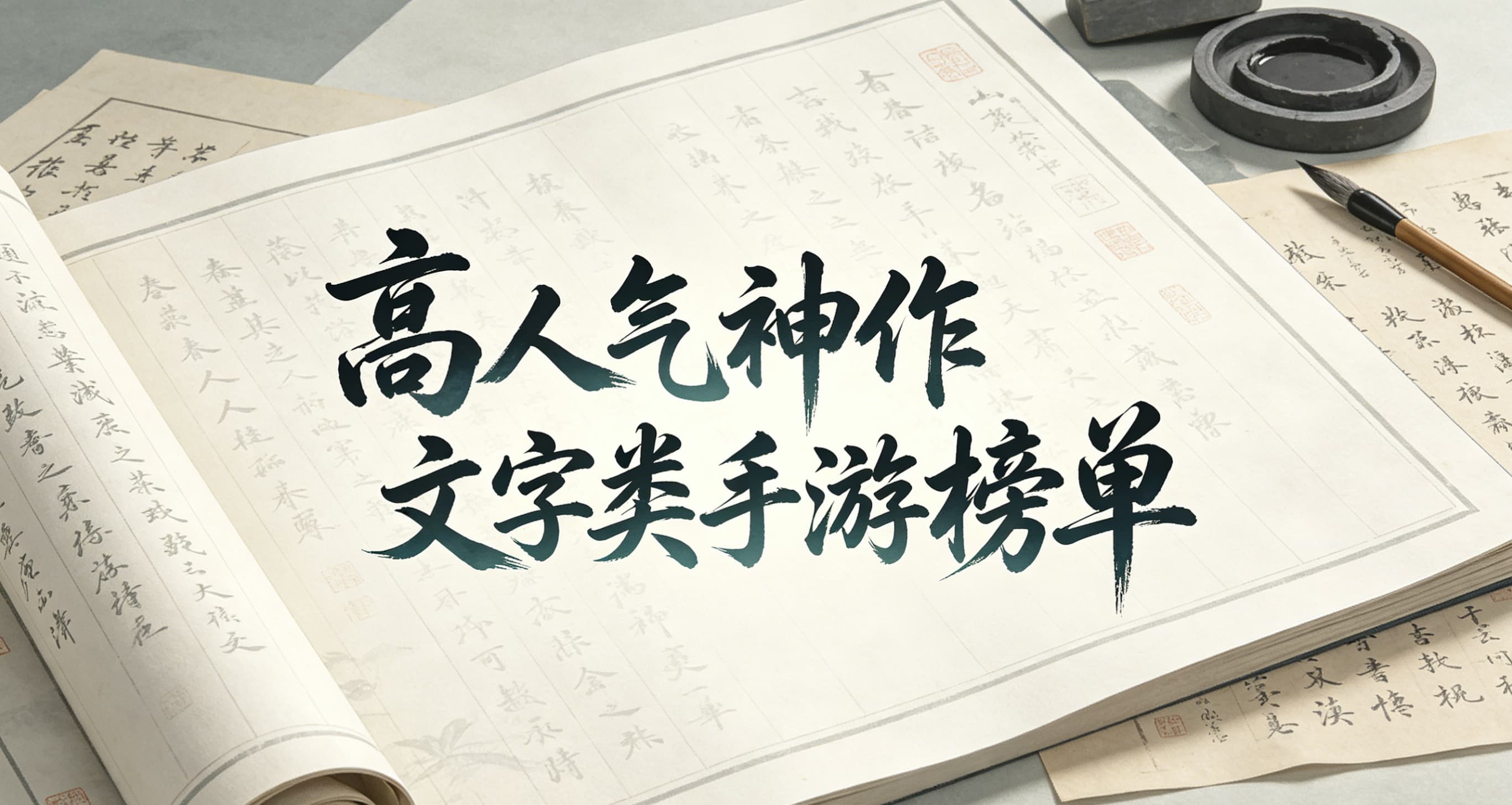 高人气神作文字类手游榜单