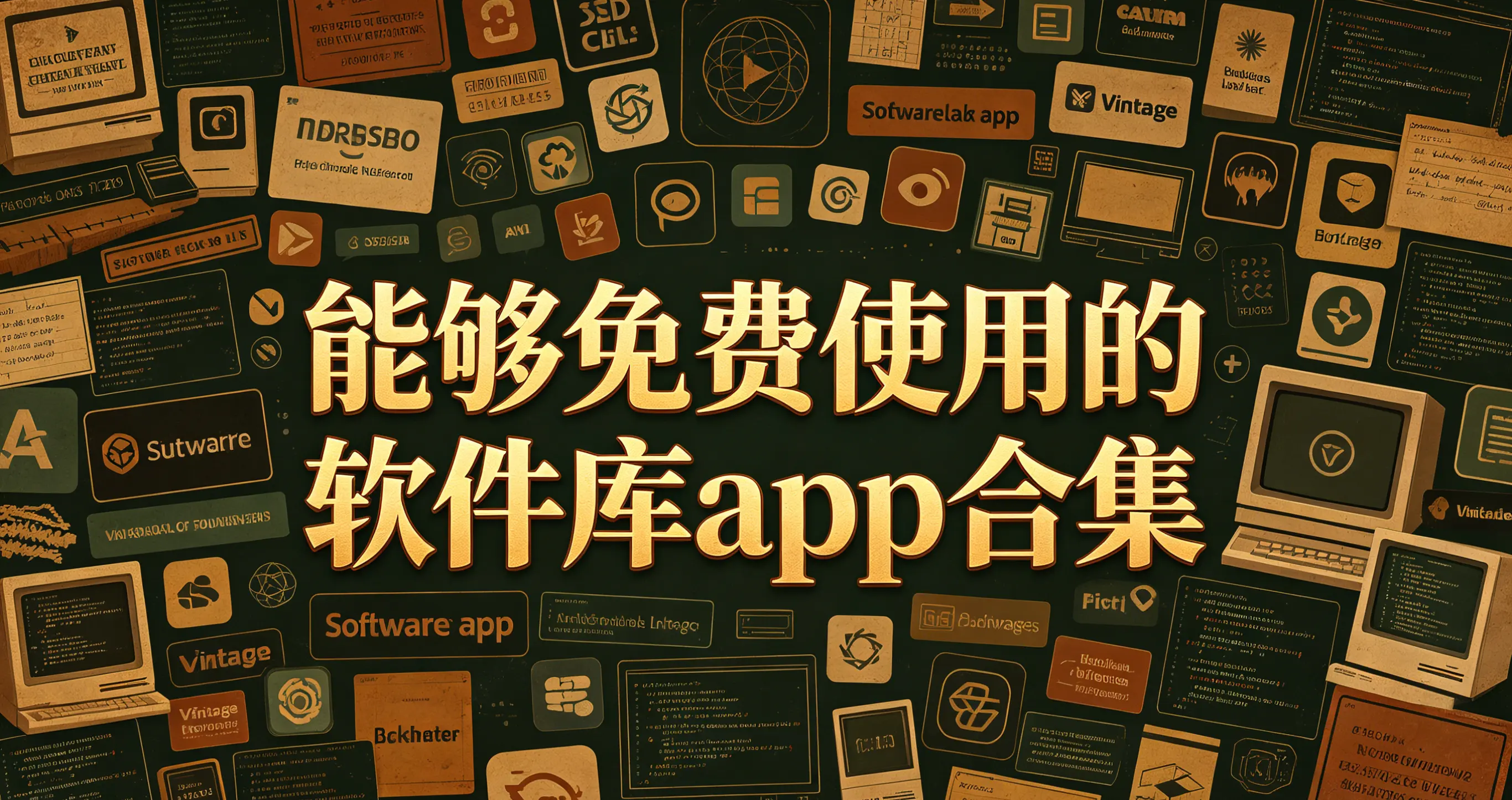 能够免费使用的软件库app合集