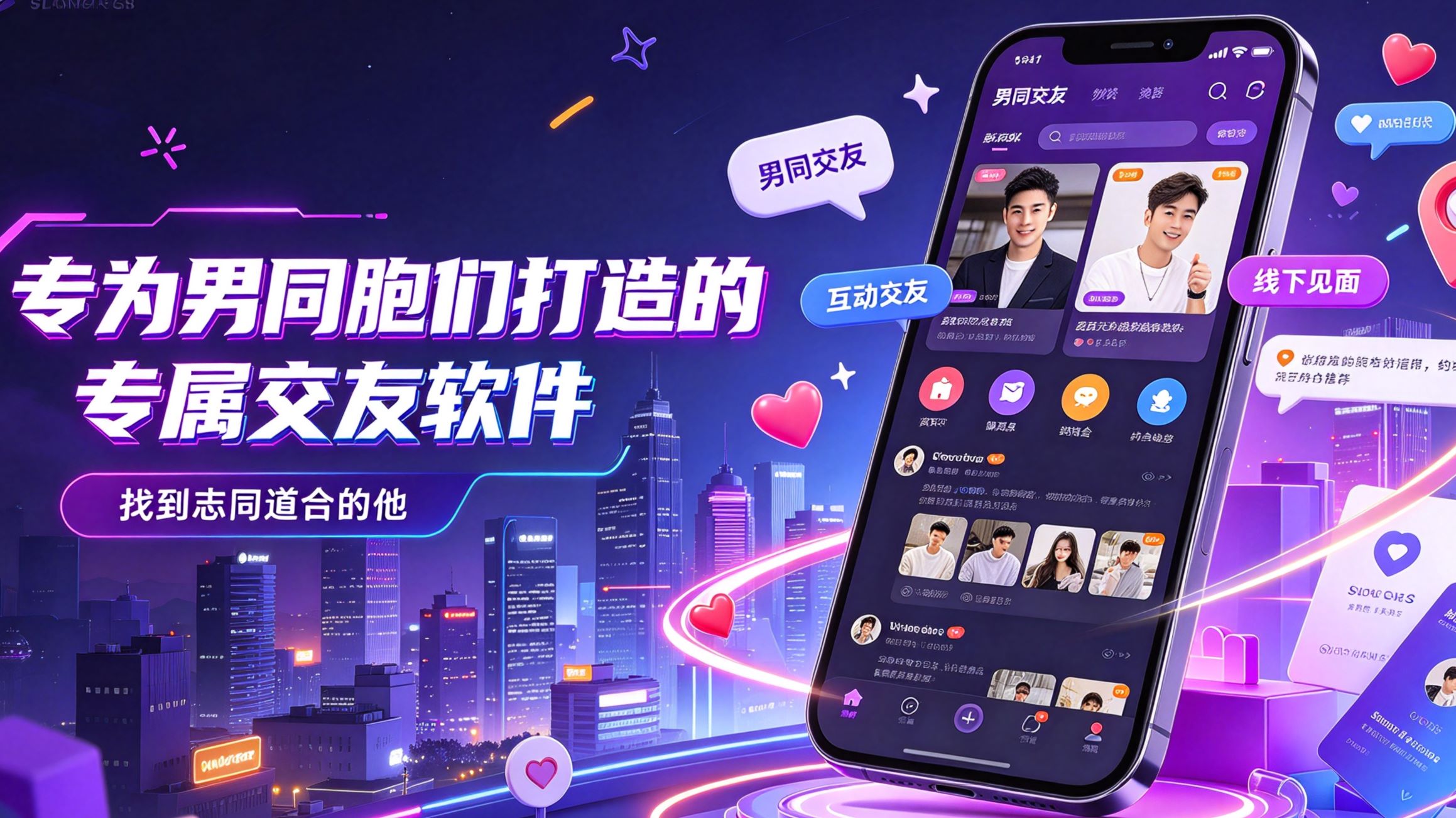 专为男同胞们打造的专属交友软件