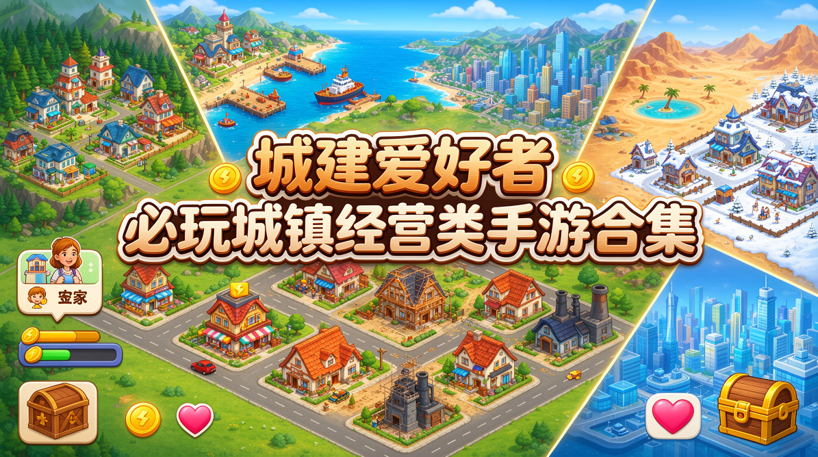 城建爱好者必玩城镇经营类手游合集