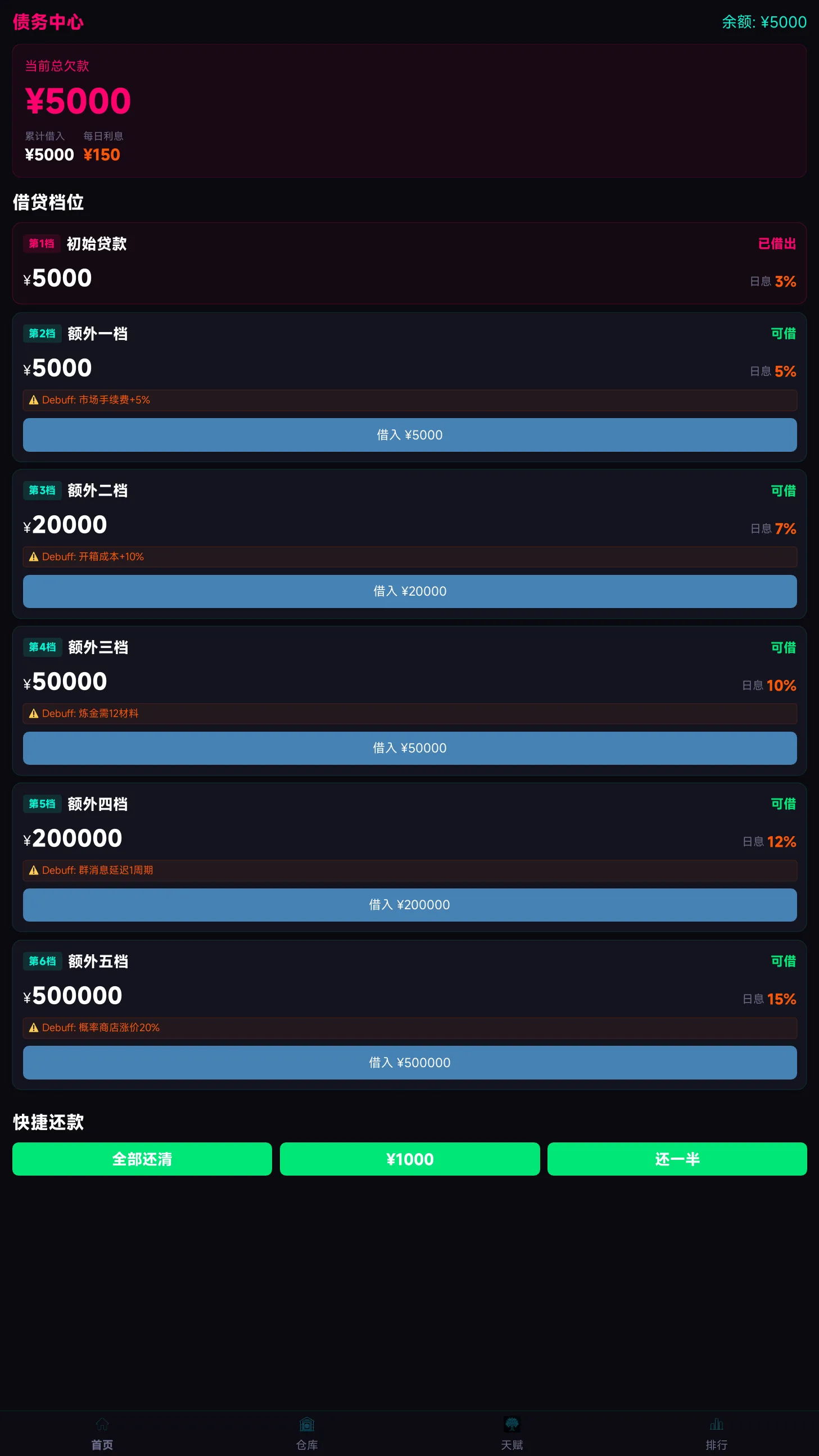 赌狗炼金模拟器截图3
