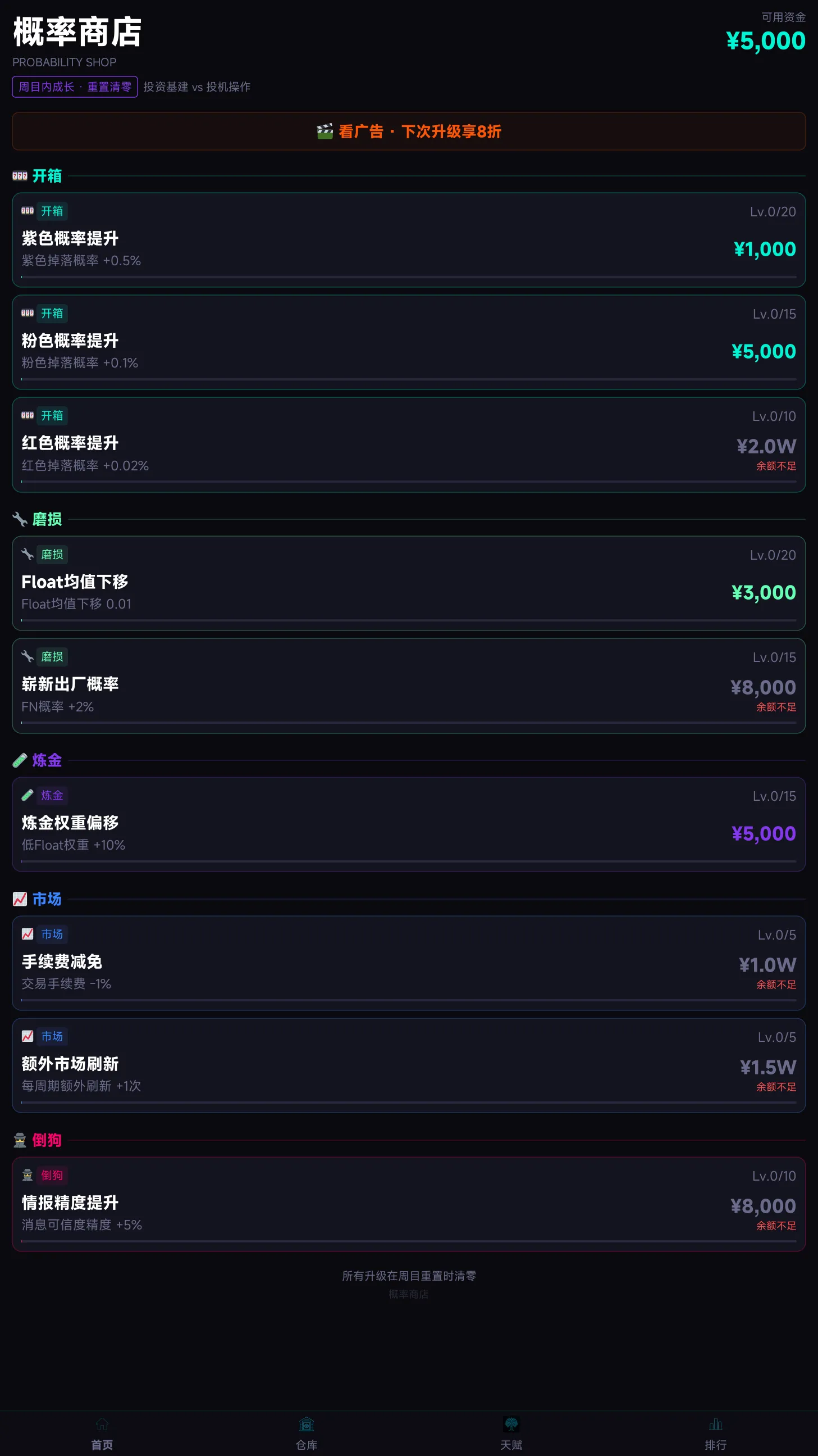 赌狗炼金模拟器截图4