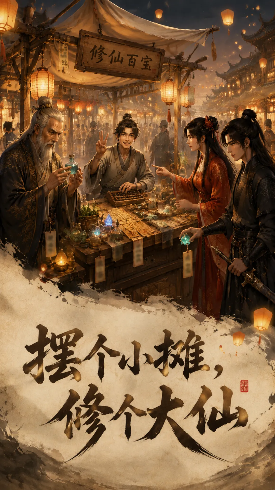 修仙摆摊模拟器截图2