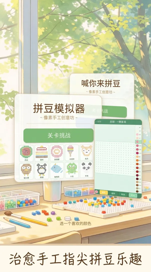 喊你来拼豆截图2