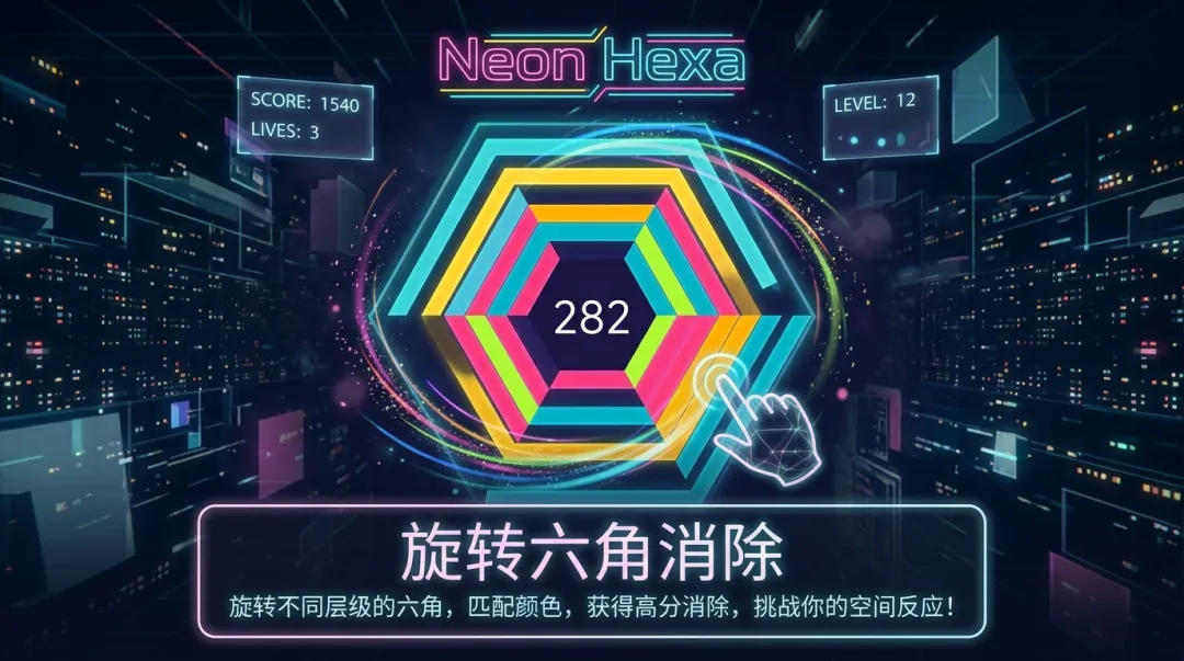 霓虹六角截图3