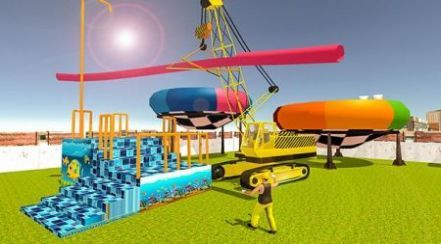 建造水上主题公园游戏截图1