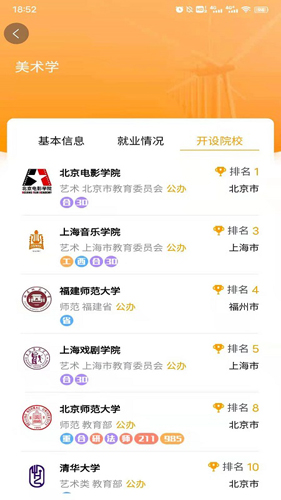 艺考志愿填报截图1