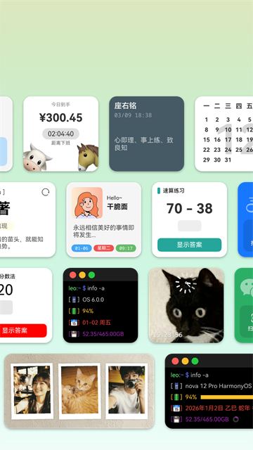 万象小组件截图1