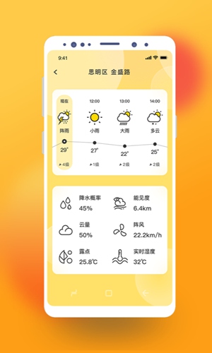 极简桌面天气截图3
